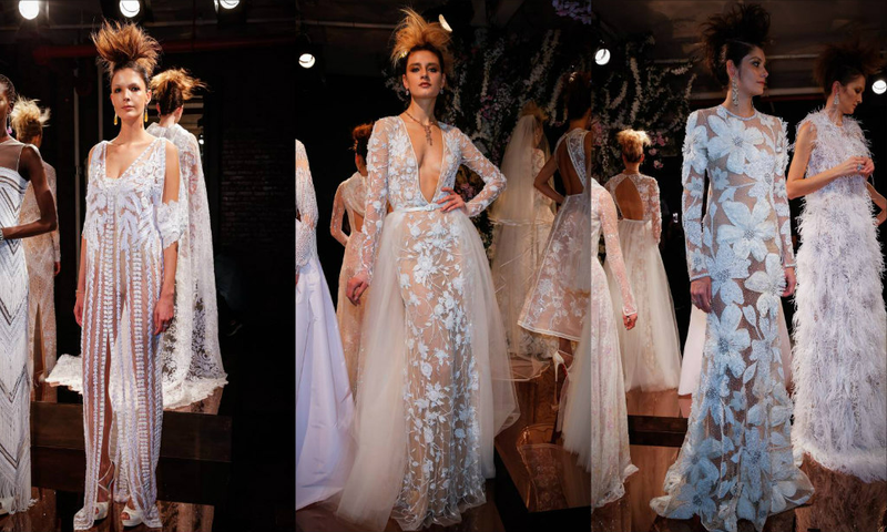 Illustration for article titled Some Beautiful Gowns and Some Confusing Ones at Spring 2019 Bridal Fashion Week